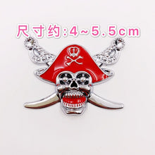 Load image into Gallery viewer, 3D Car Styling Stickers Automobile-Decals 3D skull Stickers for motorcycles Label Stickers Badge Decoration