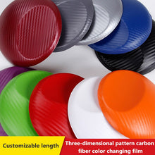 Load image into Gallery viewer, 3D Carbon Fiber Vinyl Film Car Stickers Waterproof DIY Motorcycle Automobiles Car Styling Wrap Roll Accessories 200cm*30cm