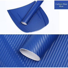 Load image into Gallery viewer, 3D Carbon Fiber Vinyl Film Car Stickers Waterproof DIY Motorcycle Automobiles Car Styling Wrap Roll Accessories 200cm*30cm