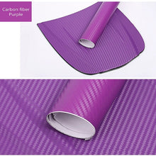Load image into Gallery viewer, 3D Carbon Fiber Vinyl Film Car Stickers Waterproof DIY Motorcycle Automobiles Car Styling Wrap Roll Accessories 200cm*30cm