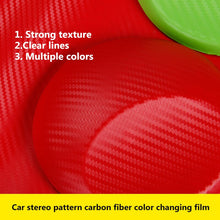 Load image into Gallery viewer, 3D Carbon Fiber Vinyl Film Car Stickers Waterproof DIY Motorcycle Automobiles Car Styling Wrap Roll Accessories 200cm*30cm