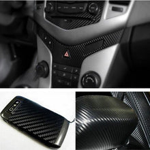 Load image into Gallery viewer, 3D Carbon Fiber Vinyl Film Waterproof Glossy Carbon Car Stickers DIY Motorcycle Automobiles Car Styling Wrap Roll Accessories