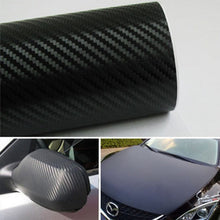 Load image into Gallery viewer, 3D Carbon Fiber Vinyl Film Waterproof Glossy Carbon Car Stickers DIY Motorcycle Automobiles Car Styling Wrap Roll Accessories