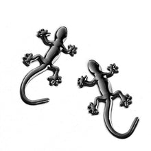 Load image into Gallery viewer, 3D Gold Silver Car Gecko Lizard Stick Metal Car Auto Motorcycle Logo Emblem Badge Car Styling Stickers Automobiles Accessories