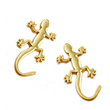 Load image into Gallery viewer, 3D Gold Silver Car Gecko Lizard Stick Metal Car Auto Motorcycle Logo Emblem Badge Car Styling Stickers Automobiles Accessories