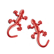 Load image into Gallery viewer, 3D Gold Silver Car Gecko Lizard Stick Metal Car Auto Motorcycle Logo Emblem Badge Car Styling Stickers Automobiles Accessories