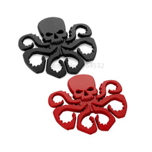 Load image into Gallery viewer, 3D Metal Skull HEIL HYDRA Car Emblem Badge DIY Car Stickers Decal Motorcycle Auto Car Styling Accessories Automobiles