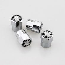 Load image into Gallery viewer, 4 X Automobiles &amp; Motorcycles Metal Car Tire Valve Caps Covers British Flag for MINI Cooper Coupe Cabrio MINI One MINI Series