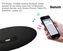 Load image into Gallery viewer, Wireless bluetooth Colorful LED Rugby Design Hands Free Portable Stereo Speaker