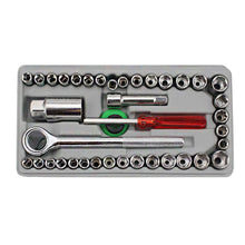Load image into Gallery viewer, 40pcs/lot Automobile Motorcycle Repair Tool Box Sleeve Screwdriver Kit Auto Car Repair Tool Kit Precision Socket Car Wrench Se