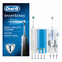 Load image into Gallery viewer, Electric Toothbrush + Oral Irrigator Oral-B SMART5000+OXYJET Bluetooth White