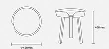 Load image into Gallery viewer, 45*46CM Creative Bedside Table Round Side table Coffee Tables