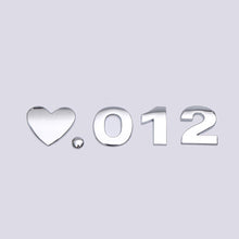 Load image into Gallery viewer, 45mm DIY Letters Alphabet Emblem Chrome Car Stickers Digital Badge Automobiles Logo 3D Metal Car Accessories Motorcycle Sticker