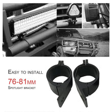 Load image into Gallery viewer, 49-54mm/76-81mm Work Lamp Bracket for Automobile &amp; Motorcycle LED Aluminum Alloy Support Holder Car LED Bar Roll Bull Mount