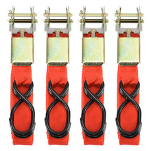 Load image into Gallery viewer, 4PCS Automobiles Motorcycles Tensioning Belts Car Tie Down Strap Strong Ratchet Belt Luggage Bag Durable Fasteners