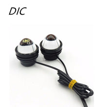 Load image into Gallery viewer, 4Pcs Fish eye DRL 12V Car Led Len Fog Lamp Eagle Eye Motorcycle Daytime Running Light Automobile bulbs White 6000K Yellow 3000K