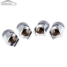 Load image into Gallery viewer, 4Pcs Universal Silver Car Wheel Tire Valve Stem Caps Automobiles Tyre Dust Covers Lid Truck Bike Motorcycle ATV Auto Accessories