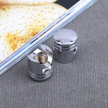 Load image into Gallery viewer, 4Pcs Universal Silver Car Wheel Tire Valve Stem Caps Automobiles Tyre Dust Covers Lid Truck Bike Motorcycle ATV Auto Accessories