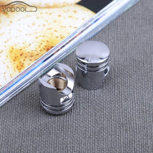Load image into Gallery viewer, 4Pcs Universal Silver Car Wheel Tire Valve Stem Caps Automobiles Tyre Dust Covers Lid Truck Bike Motorcycle ATV Auto Accessories