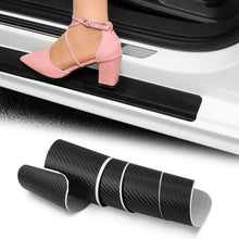 Load image into Gallery viewer, 4Pcs Waterproof Carbon Fiber Sticker Protective for skoda octavia fabia rapid yeti car accessories Motorcycle Automobiles