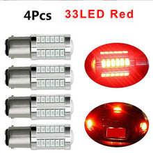 Load image into Gallery viewer, 4pcs Car LED Brake Light Set Super Bright 33SMD DC 12V Canbus Stop Taillights Automobiles Motorcycles Exterior Parts