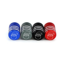 Load image into Gallery viewer, 4pcs Santa Claus Pattern Car Wheel Tire Valve Caps Tyre Rim Stem Covers Dust Waterproof For Automobiles Motorcycles Trucks Bikes