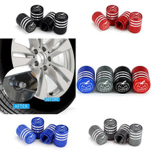 Load image into Gallery viewer, 4pcs Santa Claus Pattern Car Wheel Tire Valve Caps Tyre Rim Stem Covers Dust Waterproof For Automobiles Motorcycles Trucks Bikes