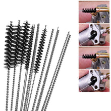 Load image into Gallery viewer, 5/15PC Carburetor Carbon Dirt Jet Remove Cleaning Needles Brushes Car Styling Cleaning Tools for Automobile Motorcycle Tubing