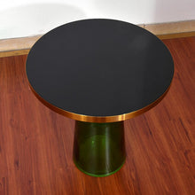 Load image into Gallery viewer, 50cm Nordic Luxury Glass Tea Table Creativity Translucent Glass Bottle Leg Design Living Room Modern Round Tea Coffee Table S