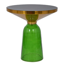 Load image into Gallery viewer, 50cm Nordic Luxury Glass Tea Table Creativity Translucent Glass Bottle Leg Design Living Room Modern Round Tea Coffee Table S