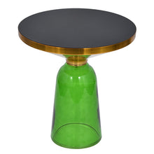 Load image into Gallery viewer, 50cm Nordic Luxury Glass Tea Table Creativity Translucent Glass Bottle Leg Design Living Room Modern Round Tea Coffee Table S