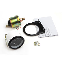 Load image into Gallery viewer, 52mm Oil Pressure Gauge 0-100 PSI Oil Press Sender Bolts Pack For Car Motorcycle measure the oil pressure 12V