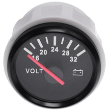 Load image into Gallery viewer, 52mm volt meter Marine Auto Voltmeter 8-16V Waterproof Gauge For Motorcycle Car Boat Automobile With Red Backlight 12V