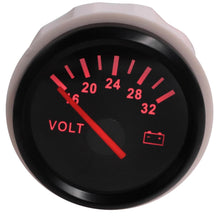 Load image into Gallery viewer, 52mm volt meter Marine Auto Voltmeter 8-16V Waterproof Gauge For Motorcycle Car Boat Automobile With Red Backlight 12V