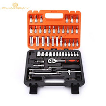 Load image into Gallery viewer, 53pcs Automobile Motorcycle Car Repair Tool Box Precision Ratchet Wrench Set Sleeve Universal Joint Hardware Tool Kit For Car