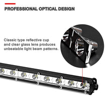 Load image into Gallery viewer, 54w 20inch LED Light Bar Work Slim Single Row Spot Flood Beam Mini For ATV SUV 4WD Motorcycle Automobile Headlights Car fog