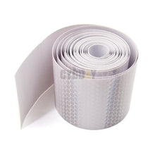 Load image into Gallery viewer, 5CM x 3Meter Fluorescent Reflective Sticker Automobile luminous strip car motorcycle Decoration Vinyl Sticker Car Styling White