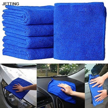 Load image into Gallery viewer, 5PCS 30*30cm Microfiber Car Cleaning Towel Automobile Motorcycle Washing Glass Cleaning Small Towel