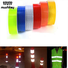 Load image into Gallery viewer, 5cm*100cm Automobile luminous strip car motorcycle Decoration Safety Warning Tape Car DIY Styling Fluorescent Reflective Sticker