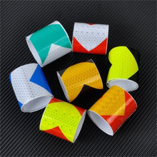 Load image into Gallery viewer, 5cm*3m Safety Mark Reflective Tape Sticker Car Styling Self Adhesive Warning Tape Automobiles Motorcycle Reflective Strip