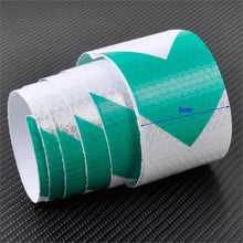 Load image into Gallery viewer, 5cm*3m Safety Mark Reflective Tape Sticker Car Styling Self Adhesive Warning Tape Automobiles Motorcycle Reflective Strip