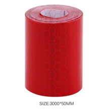 Load image into Gallery viewer, 5cm*3m Safety Mark Reflective Tape Stickers Car-styling Self Adhesive Warning Tape Automobiles Motorcycle Reflective Film