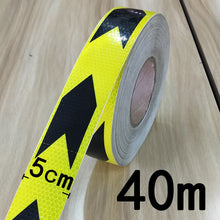 Load image into Gallery viewer, 5cm*40m Safety Mark Reflective tape stickers car-styling Self Adhesive Warning Tape Automobiles Motorcycle Reflective Film