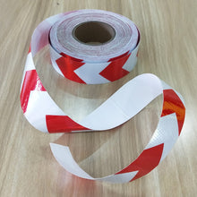 Load image into Gallery viewer, 5cm*40m Safety Mark Reflective tape stickers car-styling Self Adhesive Warning Tape Automobiles Motorcycle Reflective Film