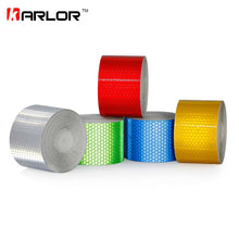 Load image into Gallery viewer, 5cmx10m Safety Mark Reflective Tape Sticker Car-Styling Self Adhesive Warning Tape Automobiles Motorcycle Reflective Film Safety
