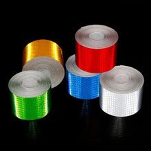 Load image into Gallery viewer, 5cmx10m Safety Mark Reflective Tape Sticker Car-Styling Self Adhesive Warning Tape Automobiles Motorcycle Reflective Film Safety