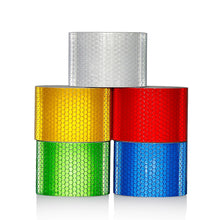 Load image into Gallery viewer, 5cmx10m Safety Mark Reflective Tape Sticker Car-Styling Self Adhesive Warning Tape Automobiles Motorcycle Reflective Film Safety