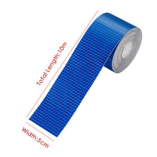 Load image into Gallery viewer, 5cmx10m Safety Mark Reflective Tape Sticker Car-Styling Self Adhesive Warning Tape Automobiles Motorcycle Reflective Film Safety