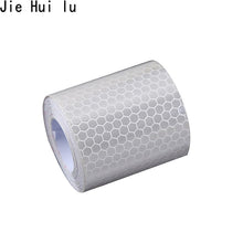 Load image into Gallery viewer, 5cmx1m Safety Mark Reflective tape stickers car-styling Self Adhesive Warning Tape Automobiles Motorcycle Reflective Film Red