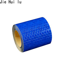 Load image into Gallery viewer, 5cmx1m Safety Mark Reflective tape stickers car-styling Self Adhesive Warning Tape Automobiles Motorcycle Reflective Film Red